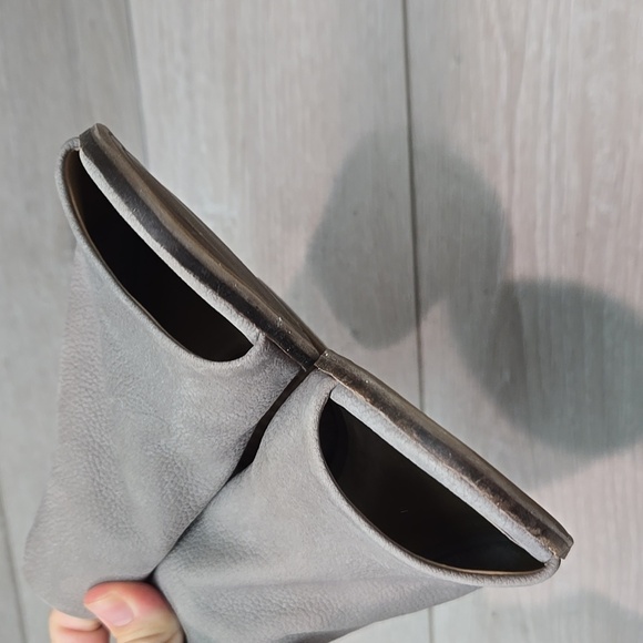 Lucky Brand Elegant Women's Organza Gray Mules Heels Open Toe Shoes Sz 7.5M - Picture 4 of 12